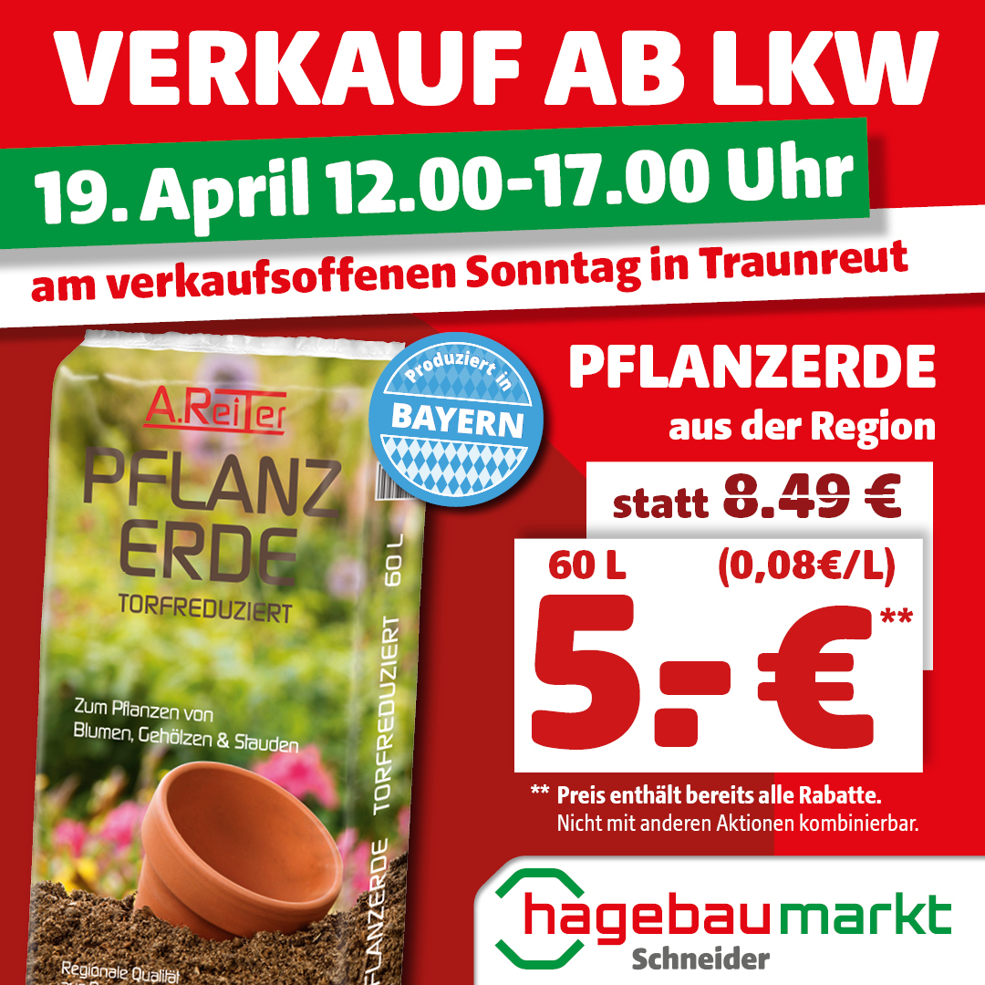 Pflanzerde direkt vom LKW!