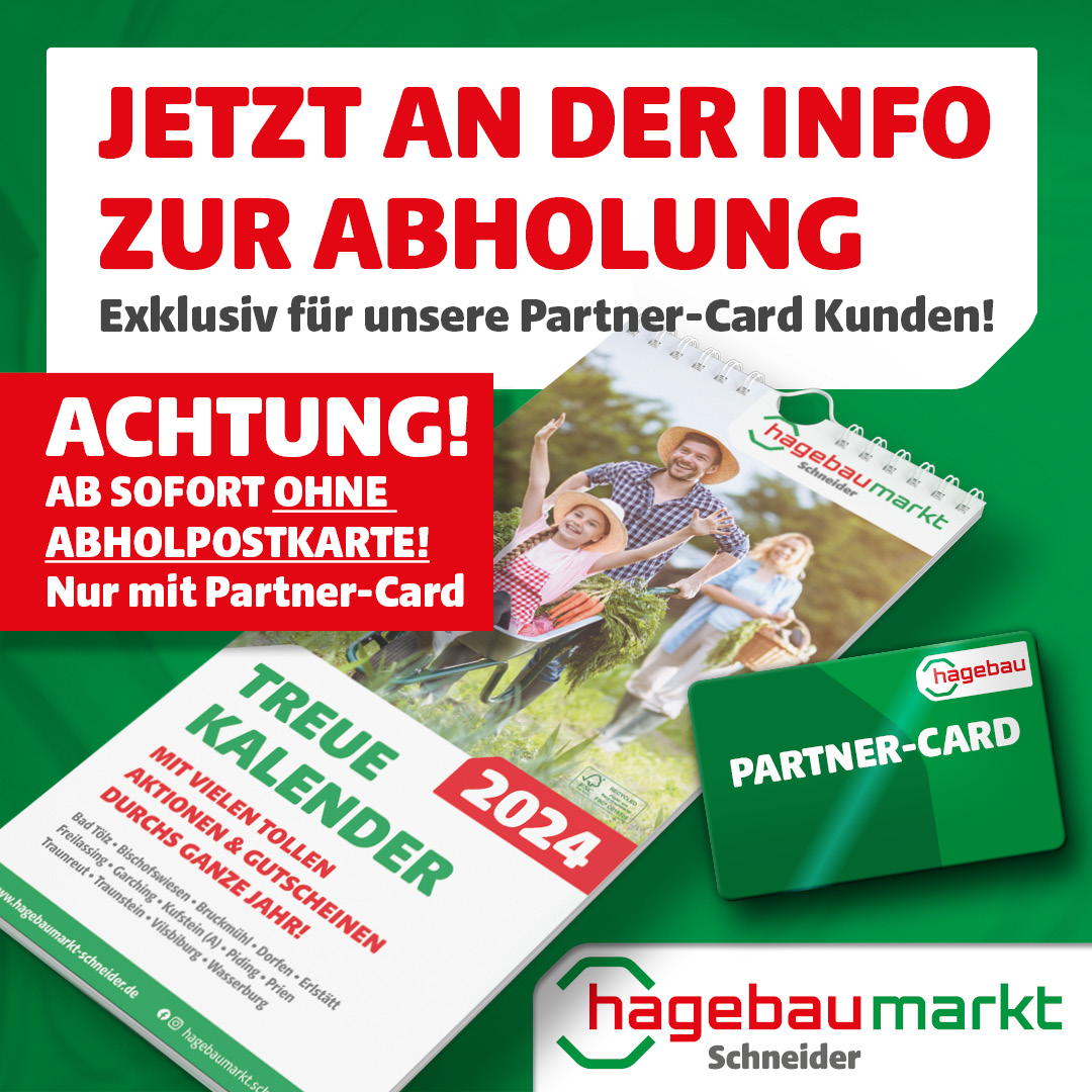 TREUE-KALENDER Abholung