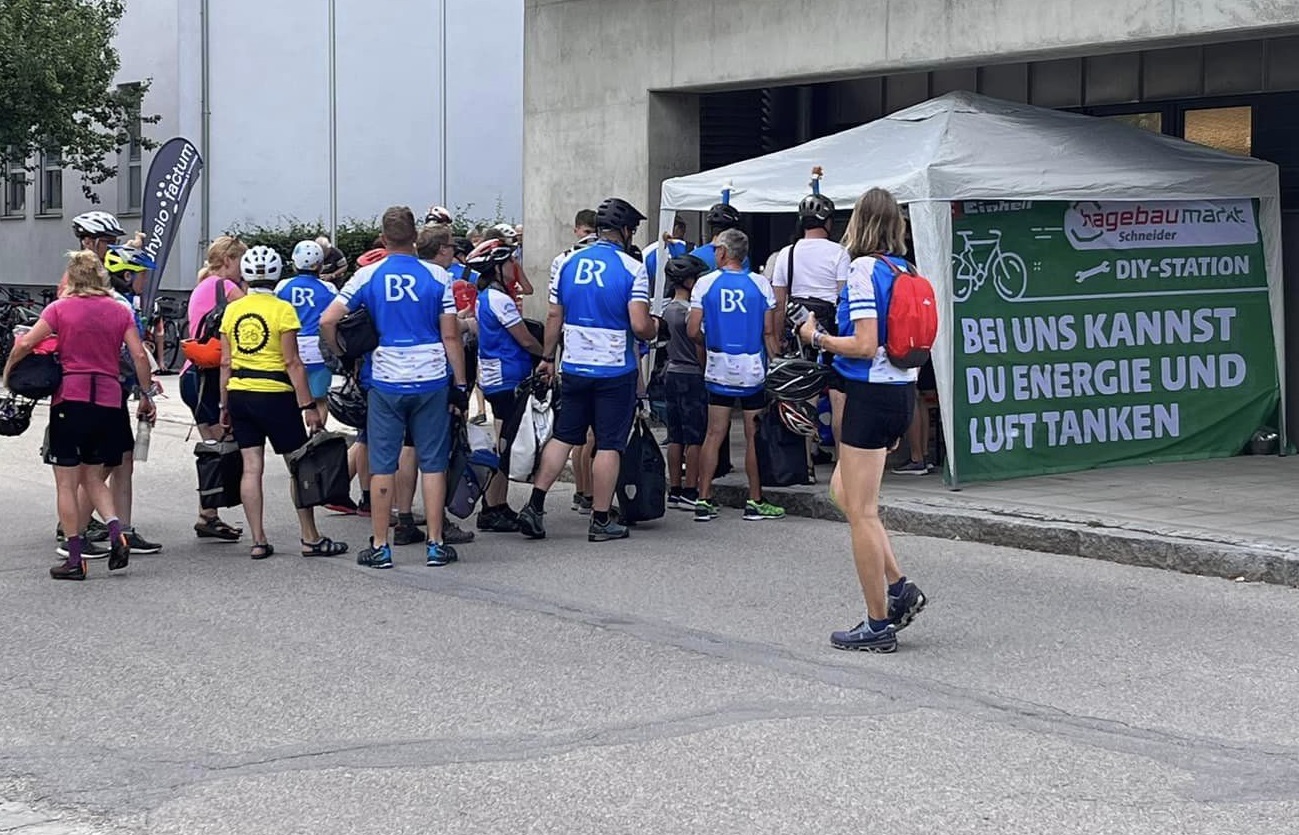 BR Radltour mit hagebau bruckmühl