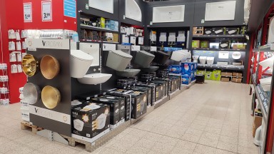 Hagebaumarkt Freilassing - Neue Sanitärkeramik
	
	

