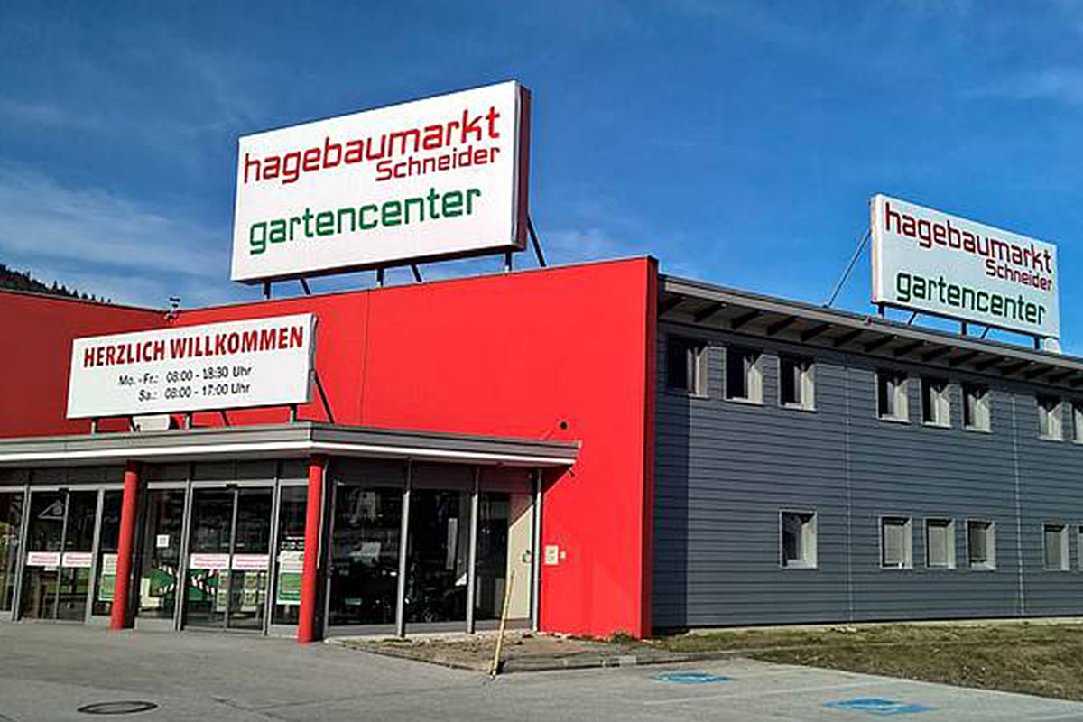 2016 Die Schneider Gruppe eröffnet hagebaumarkt in Kufstein